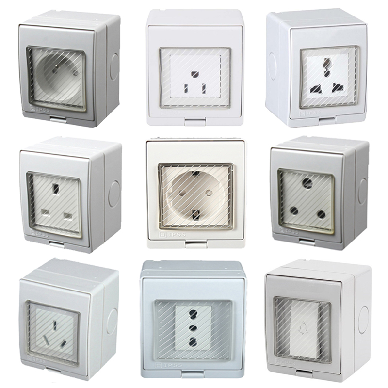 Outdoor Kitchen Power Outlet - Universal US EU UK AU Outdoor
