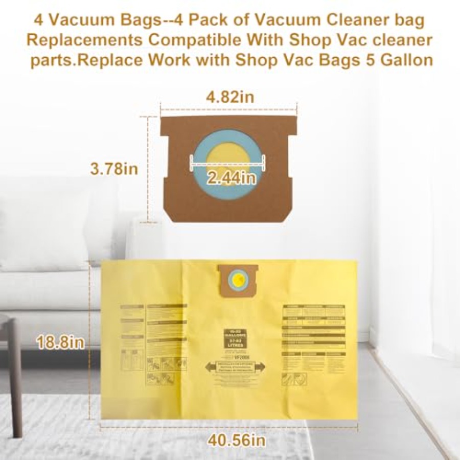 9067333 Vacuum Bags For Shop V - Wet Dry Vacuum Shop ulasan dan harga