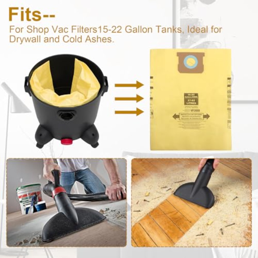 9067333 Vacuum Bags For Shop V - Wet Dry Vacuum Shop ulasan dan harga