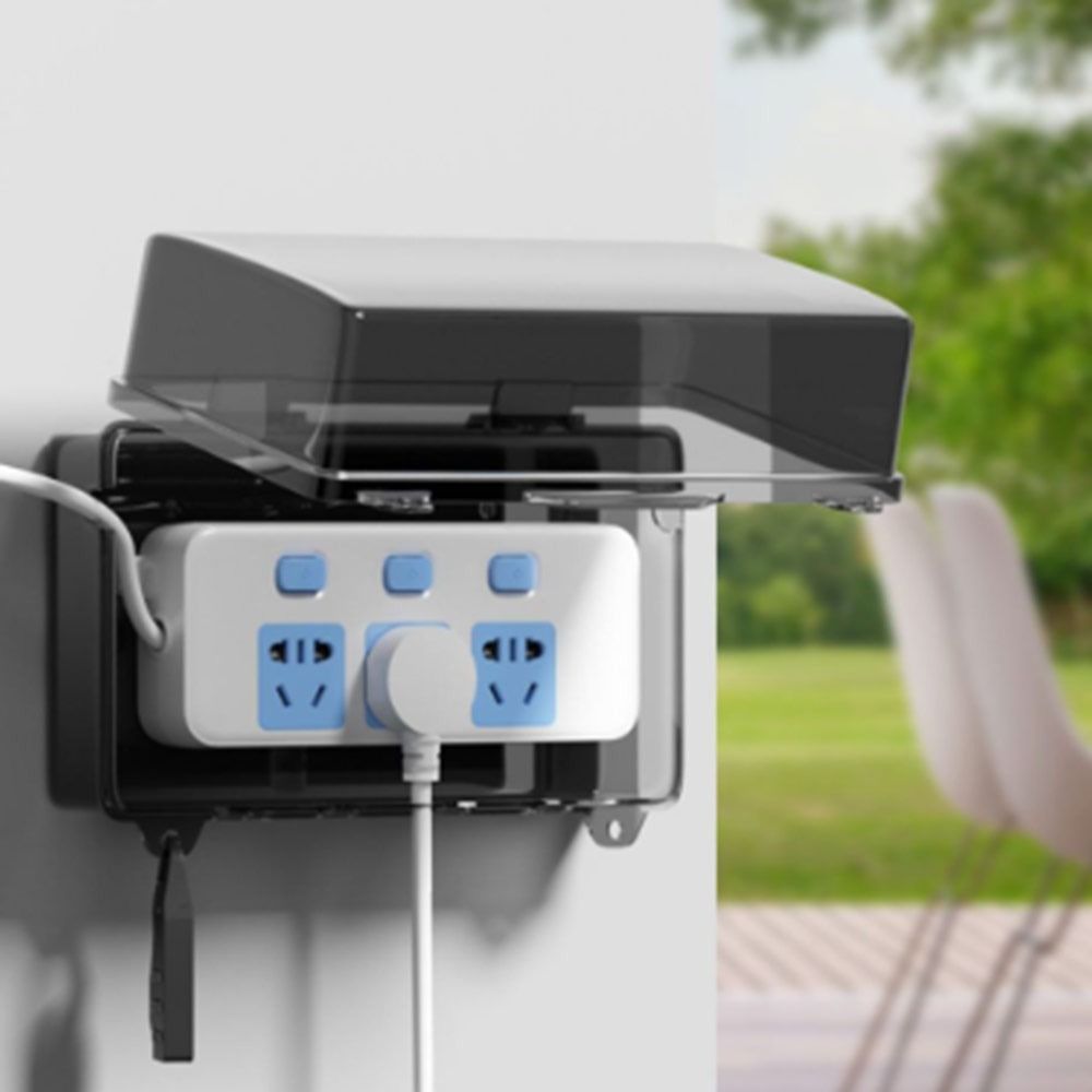 Durable Plastic Plug Box Water - Outdoor Power Outlet Waterproof ulasan dan harga