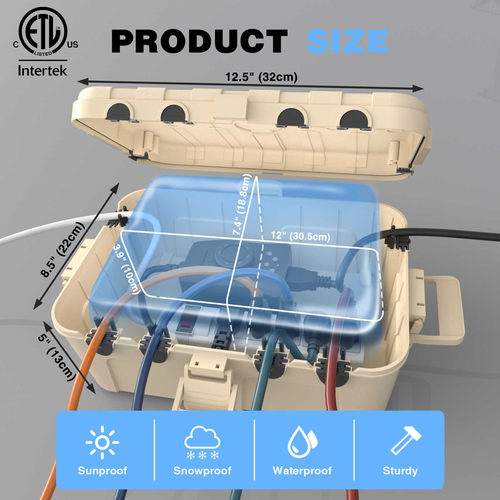 IP54 Large Outdoor Electrical  - Outdoor Power Wire ulasan dan harga