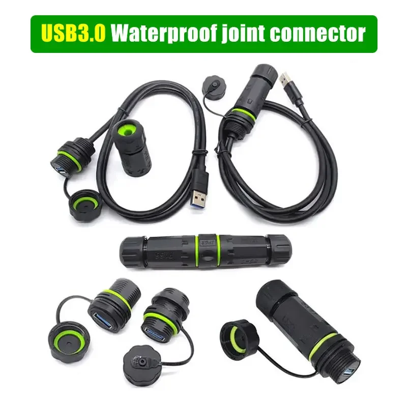 IP68 USB 3.0 Panel Type Plug S - Outdoor Power Outlet Waterproof ulasan dan harga