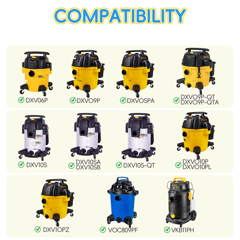 16 PACK DXVA19-4101 Bags For   - Wet Dry Vacuum Shop ulasan dan harga