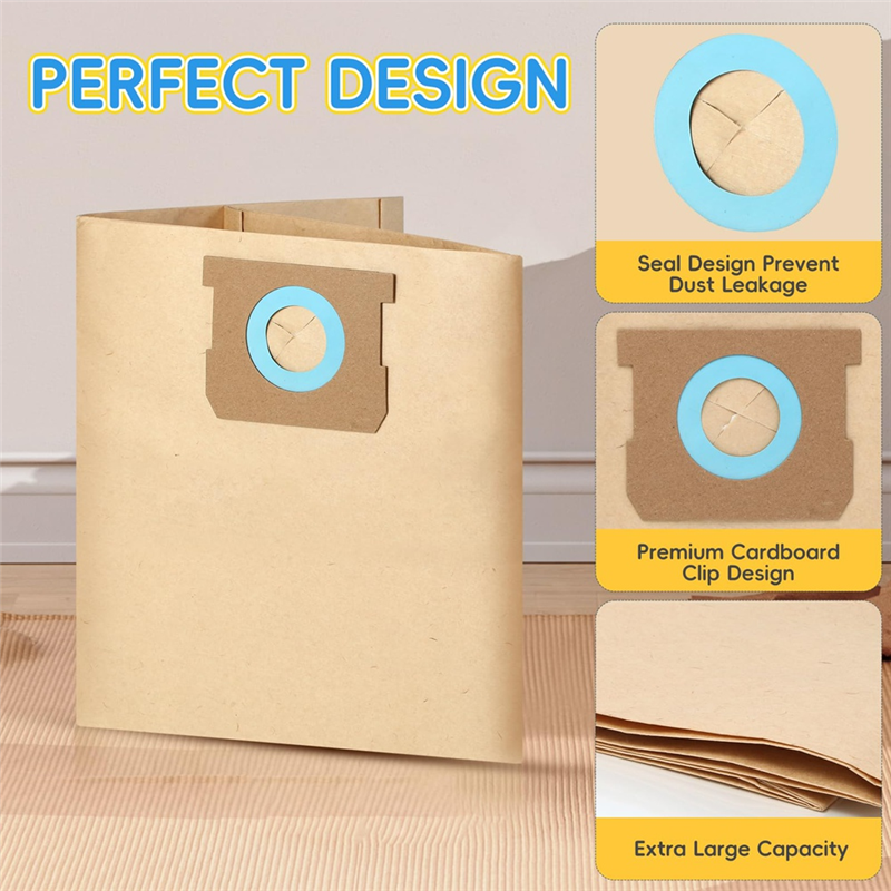 16 PACK DXVA19-4101 Bags For   - Wet Dry Vacuum Shop ulasan dan harga
