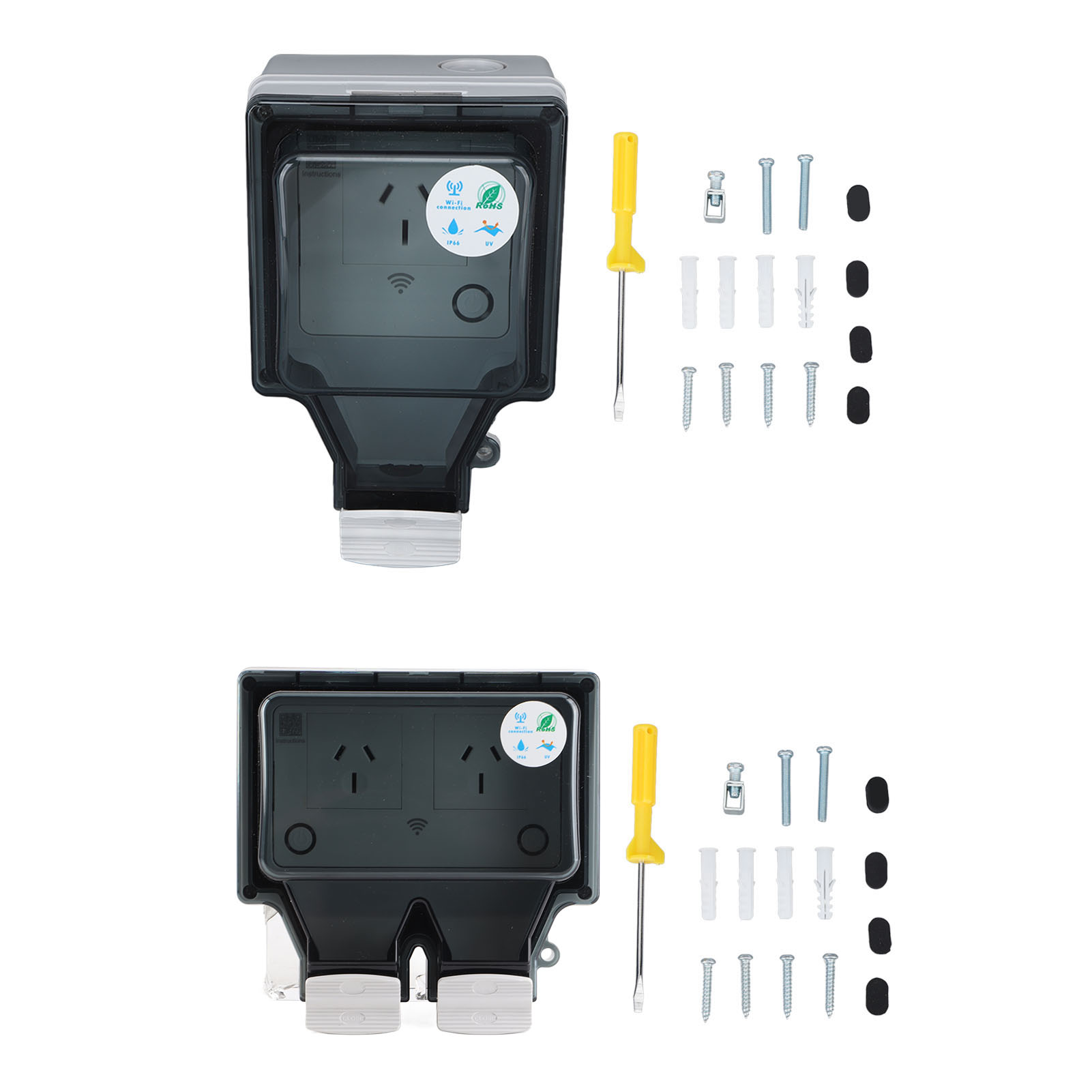 Waterproof Socket WiFi Socket  - Outdoor Power Outlet Waterproof ulasan dan harga