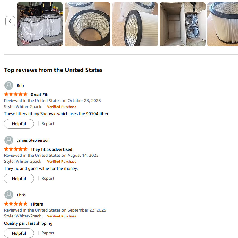 Replacement Filter For Shop-Va - Wet Dry Vacuum Shop ulasan dan harga