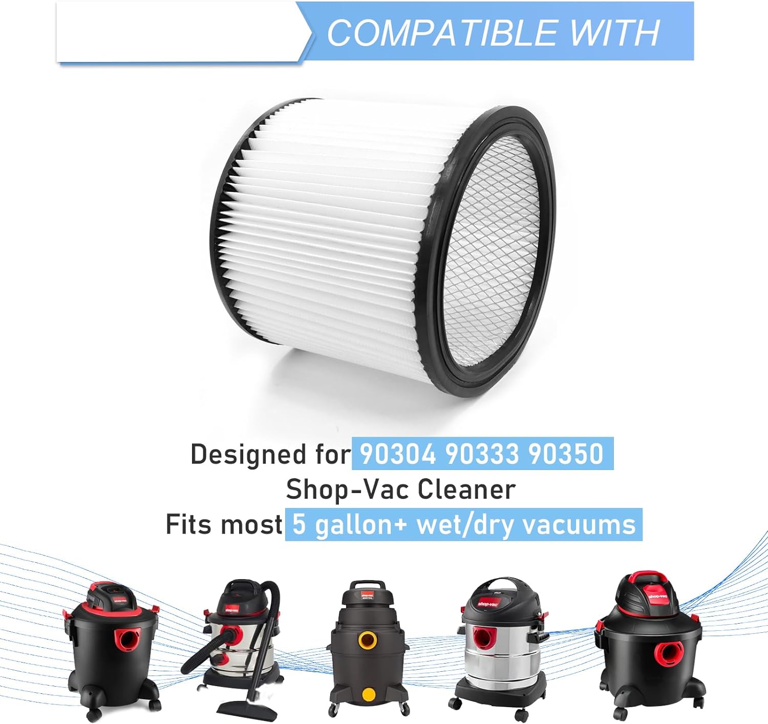 Replacement Filter For Shop-Va - Wet Dry Vacuum Shop ulasan dan harga