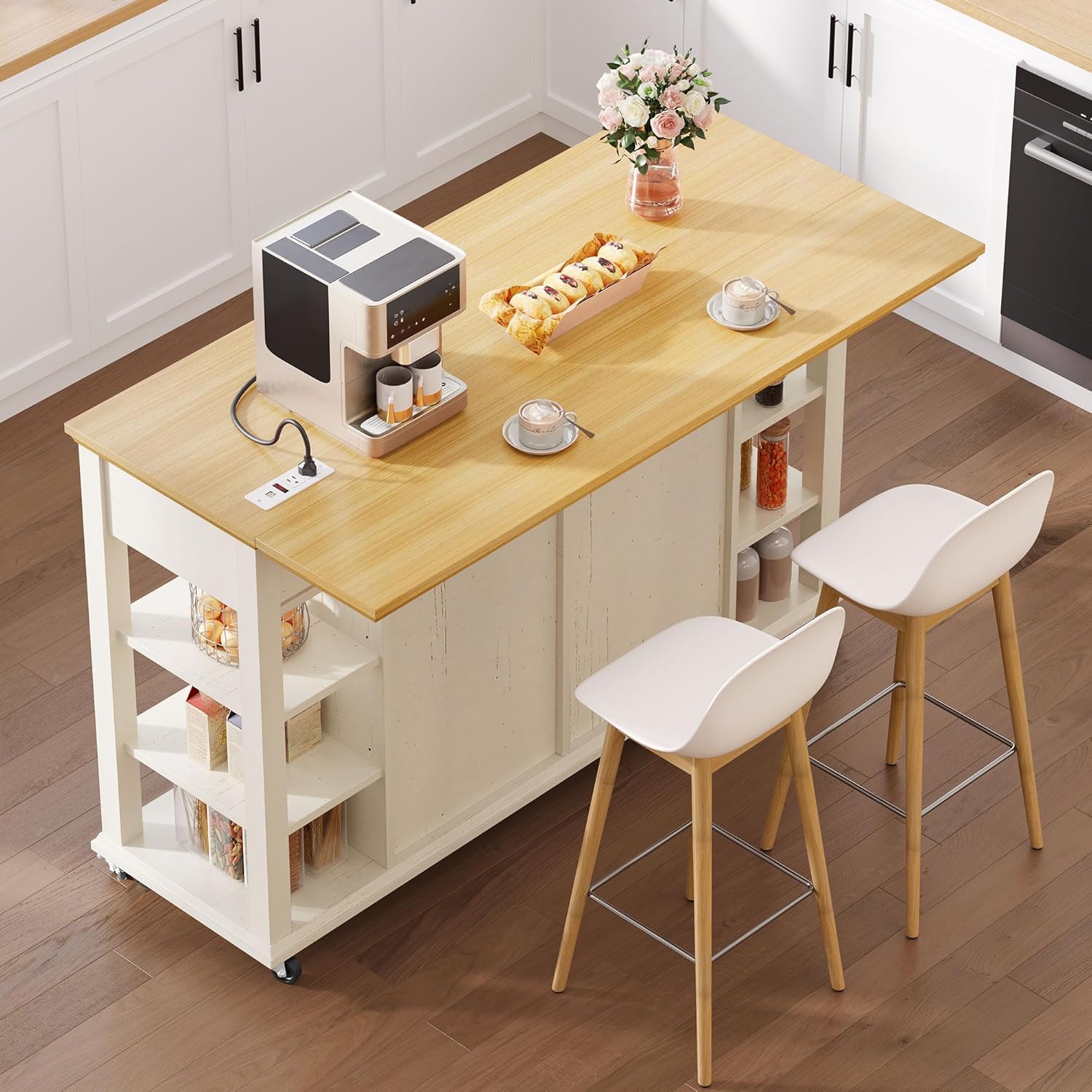 51in Rolling Kitchen Island Dr - Outdoor Kitchen Power Outlet ulasan dan harga