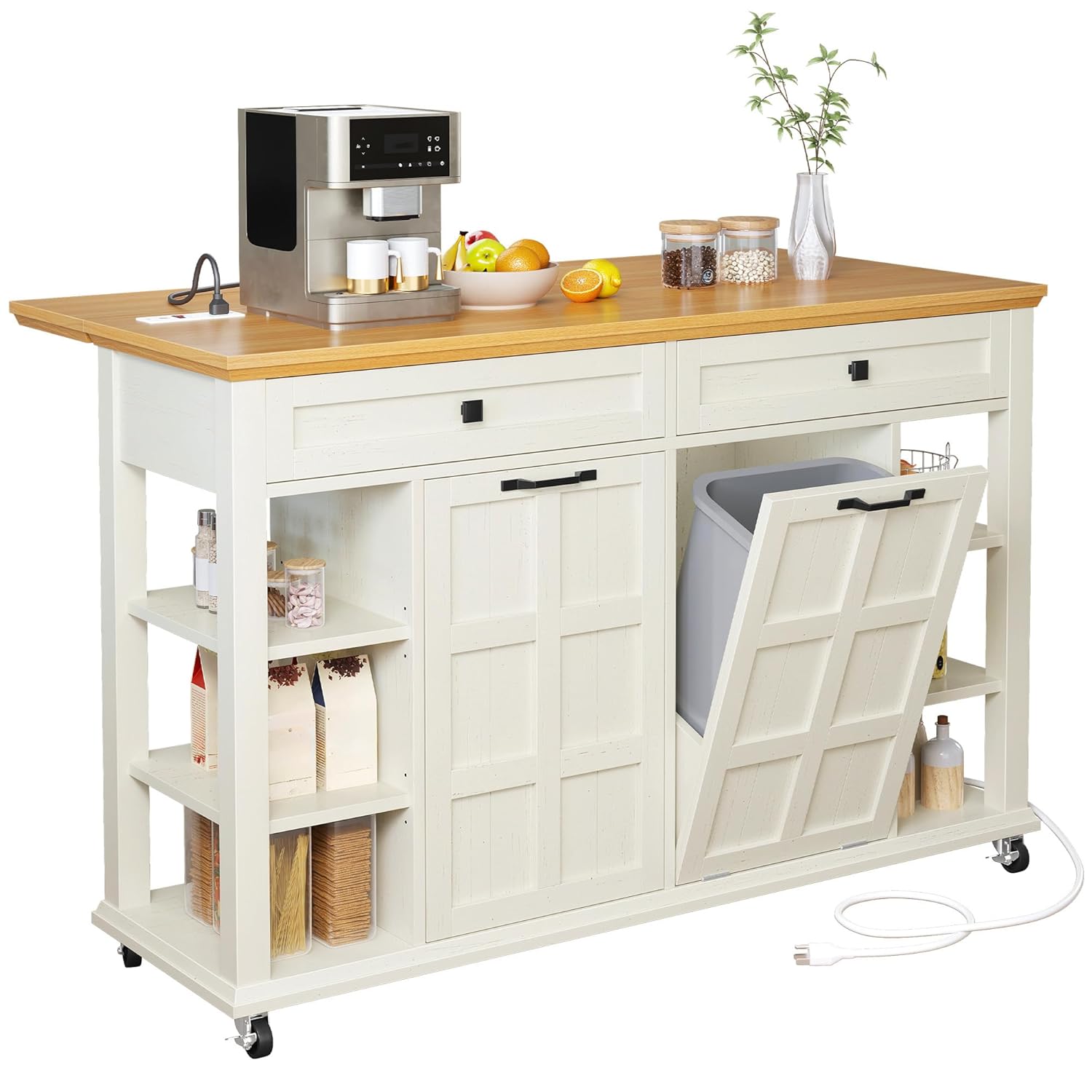 51in Rolling Kitchen Island Dr - Outdoor Kitchen Power Outlet ulasan dan harga