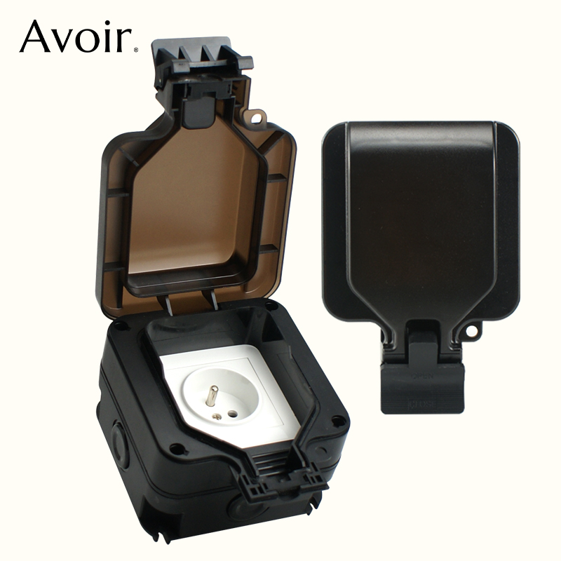 Avoir IP66 Wall Waterproof Soc - Outdoor Power Outlet Waterproof ulasan dan harga