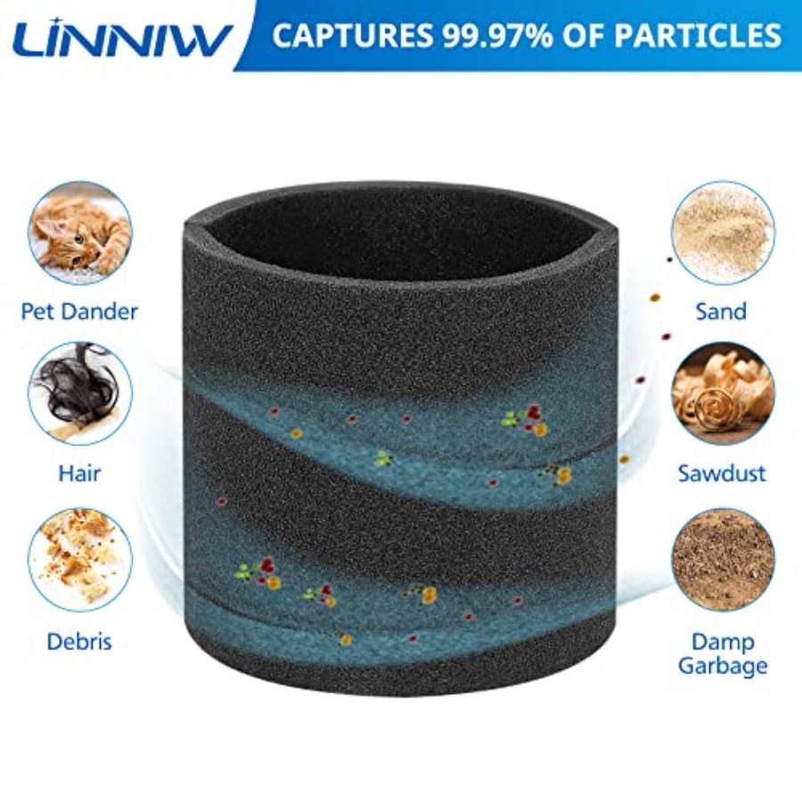 3 Pack 90585 Foam Sleeve VF200 - Wet Dry Vacuum Shop ulasan dan harga