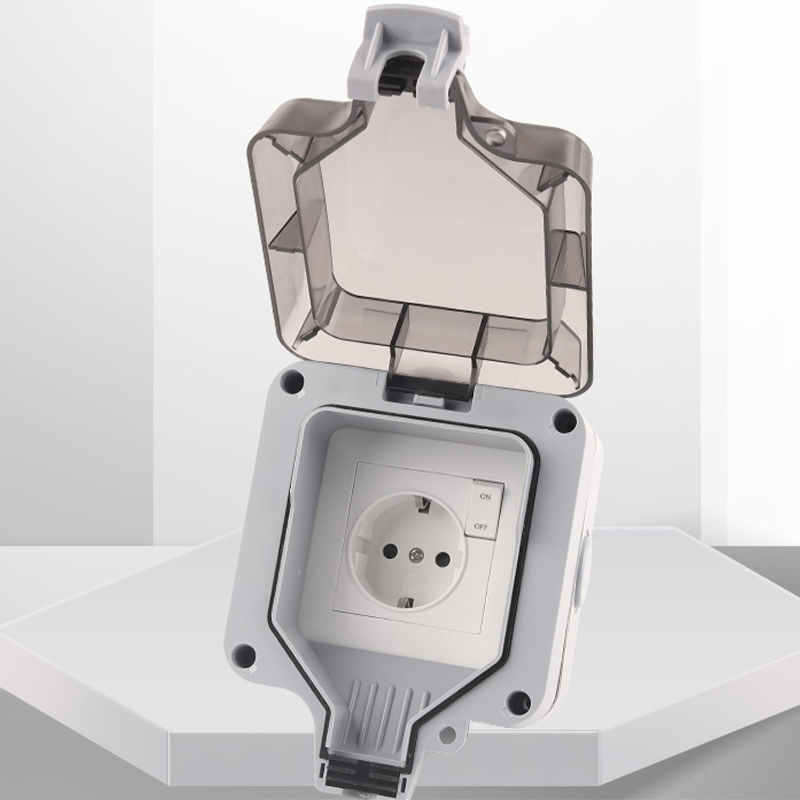 IP66 Outdoor Socket Wall Plug  - Outdoor Power Outlet Waterproof ulasan dan harga