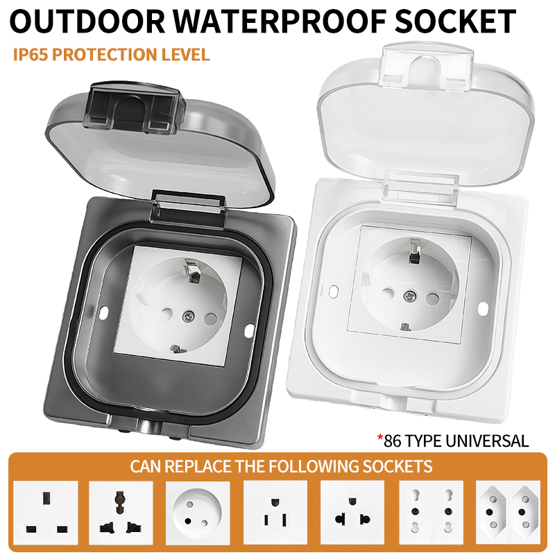 IP65 Waterproof Outdoor Socket - Outdoor Power Outlet Waterproof ulasan dan harga