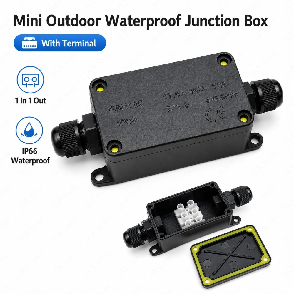 IP66 Waterproof Cable Junction - Outdoor Power Wire ulasan dan harga